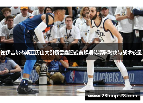 谢伊吉尔杰斯亚历山大引领雷霆迎战黄蜂期待精彩对决与战术较量